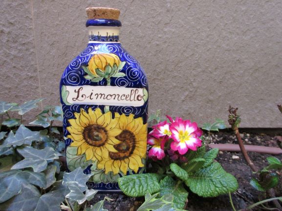 ceramic bottle for limoncello