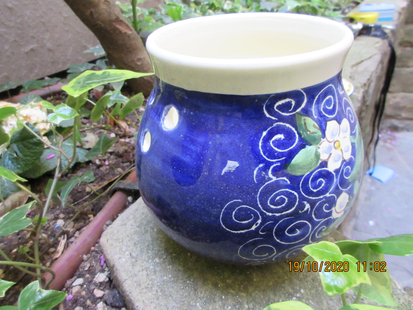 Barattolo contenitore in ceramica