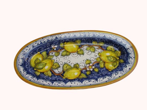 piatto in ceramica fatto a mano