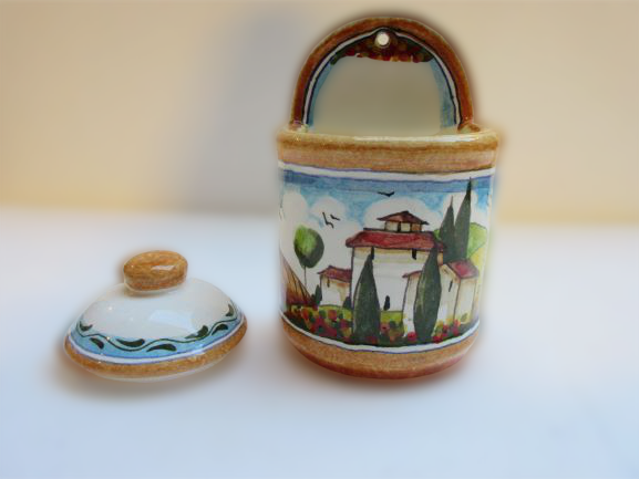 ceramic container jar