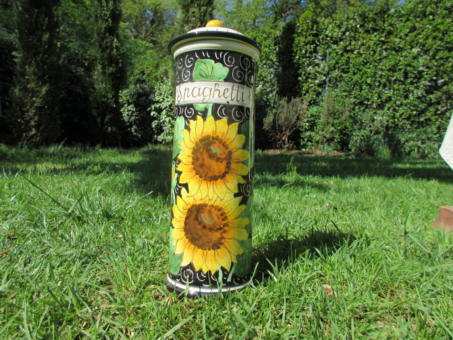 ceramic container jar