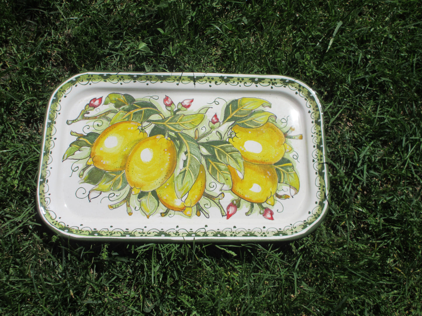 ceramic rectangular platter