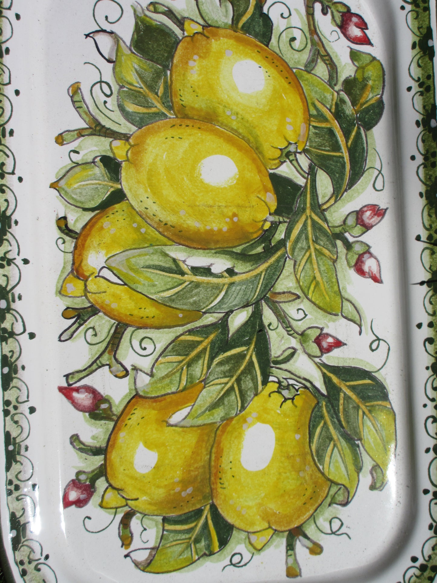 ceramic rectangular platter