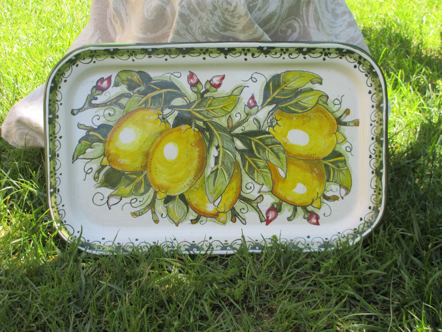 ceramic rectangular platter
