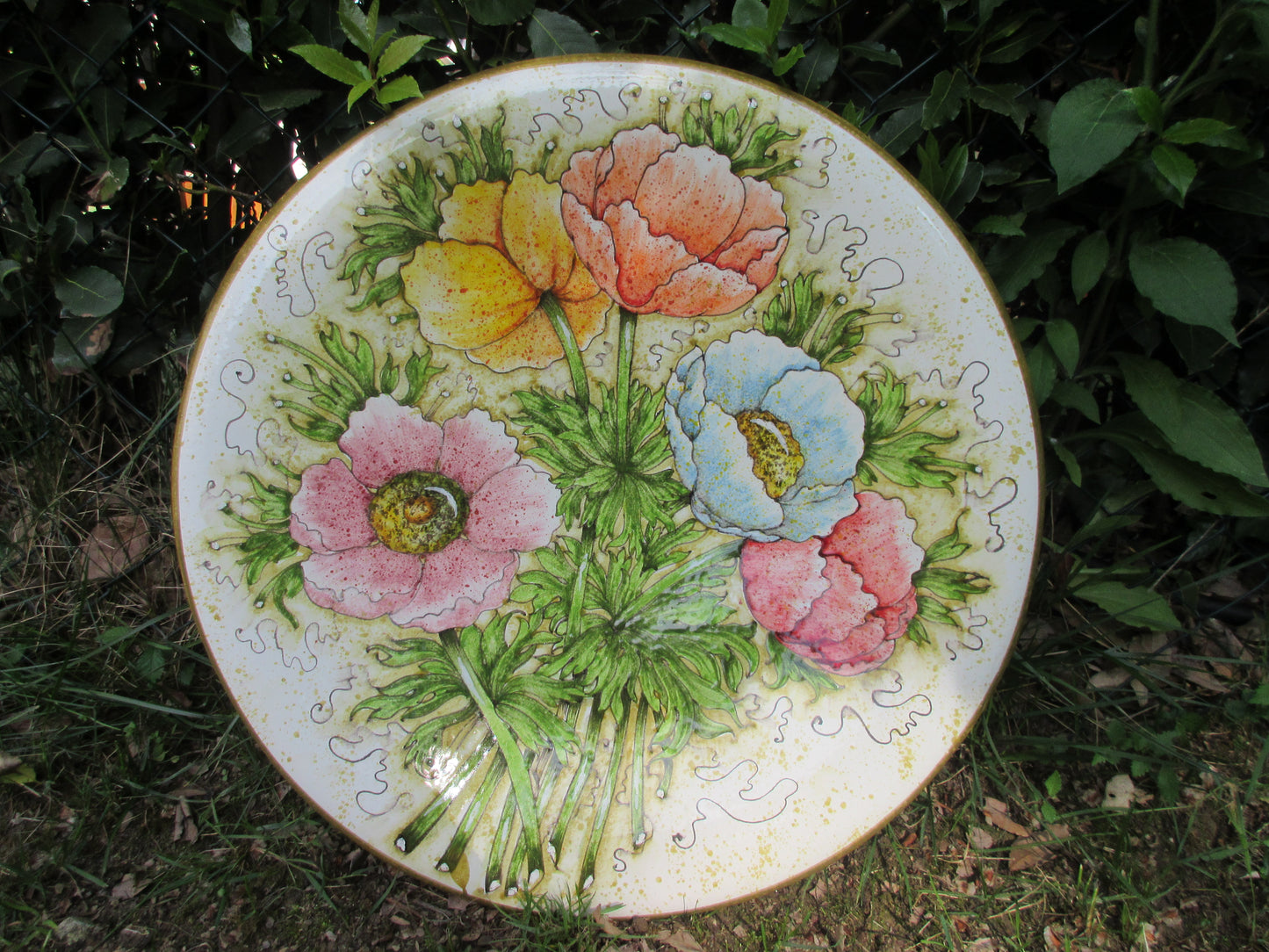 piatto di ceramica
