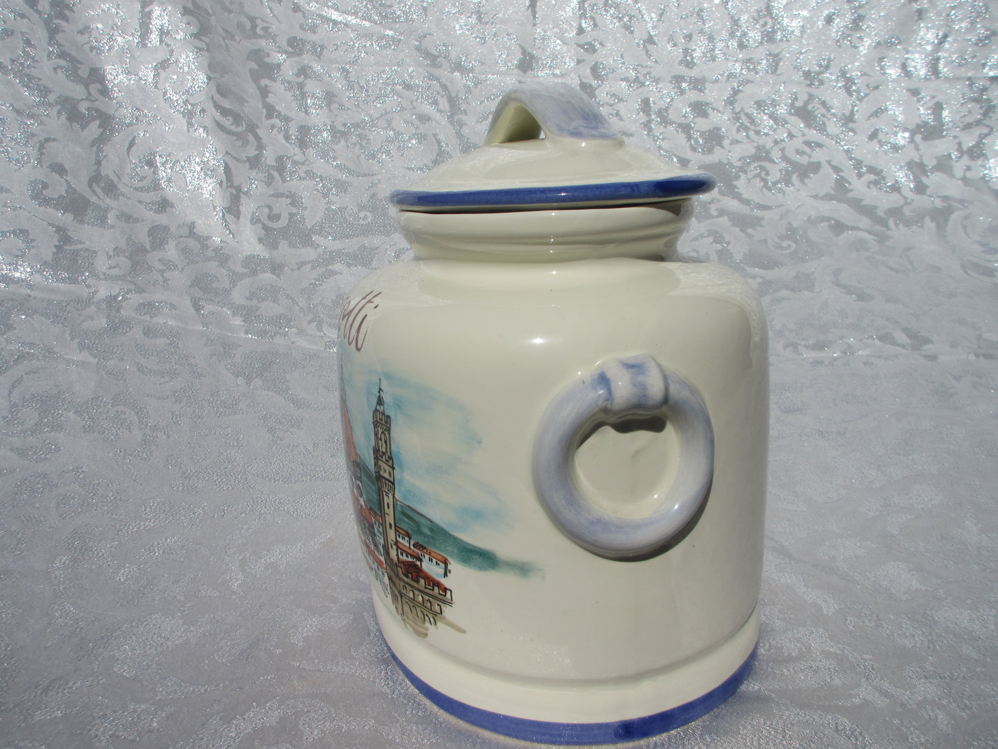 Biscottiera in ceramica