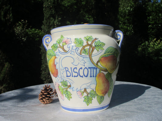 barattolo di biscotti in ceramica