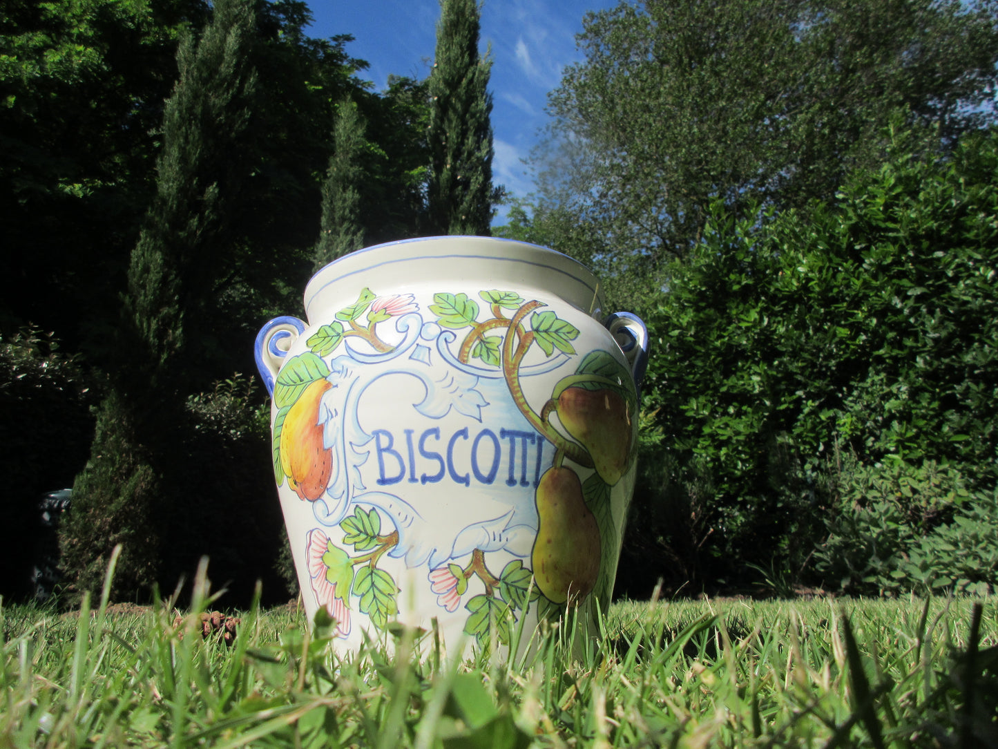 barattolo di biscotti in ceramica