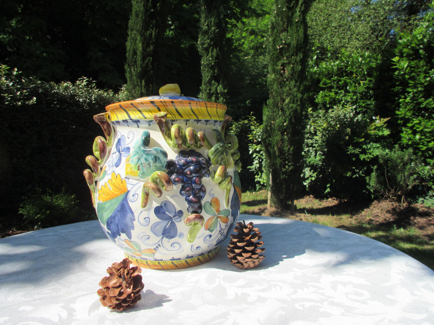 Barattolo per biscotti con tapoo in ceramica