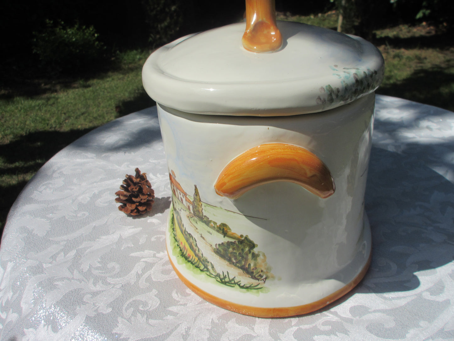 barattolo di biscotti in ceramica