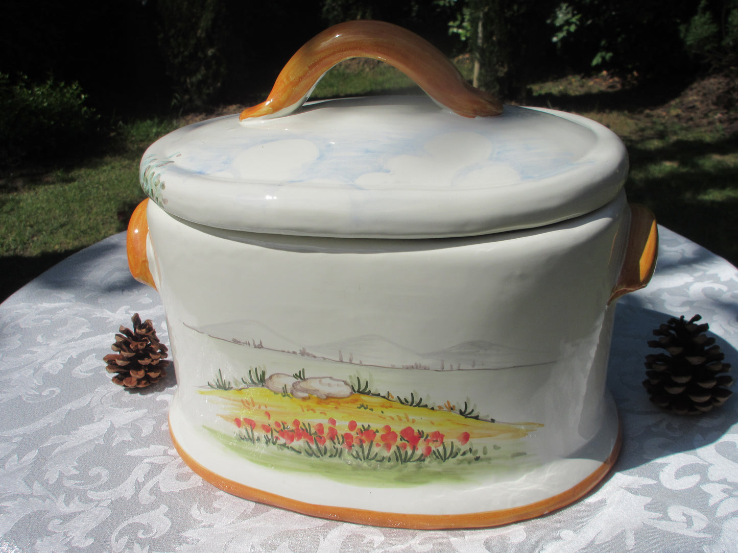 barattolo di biscotti in ceramica