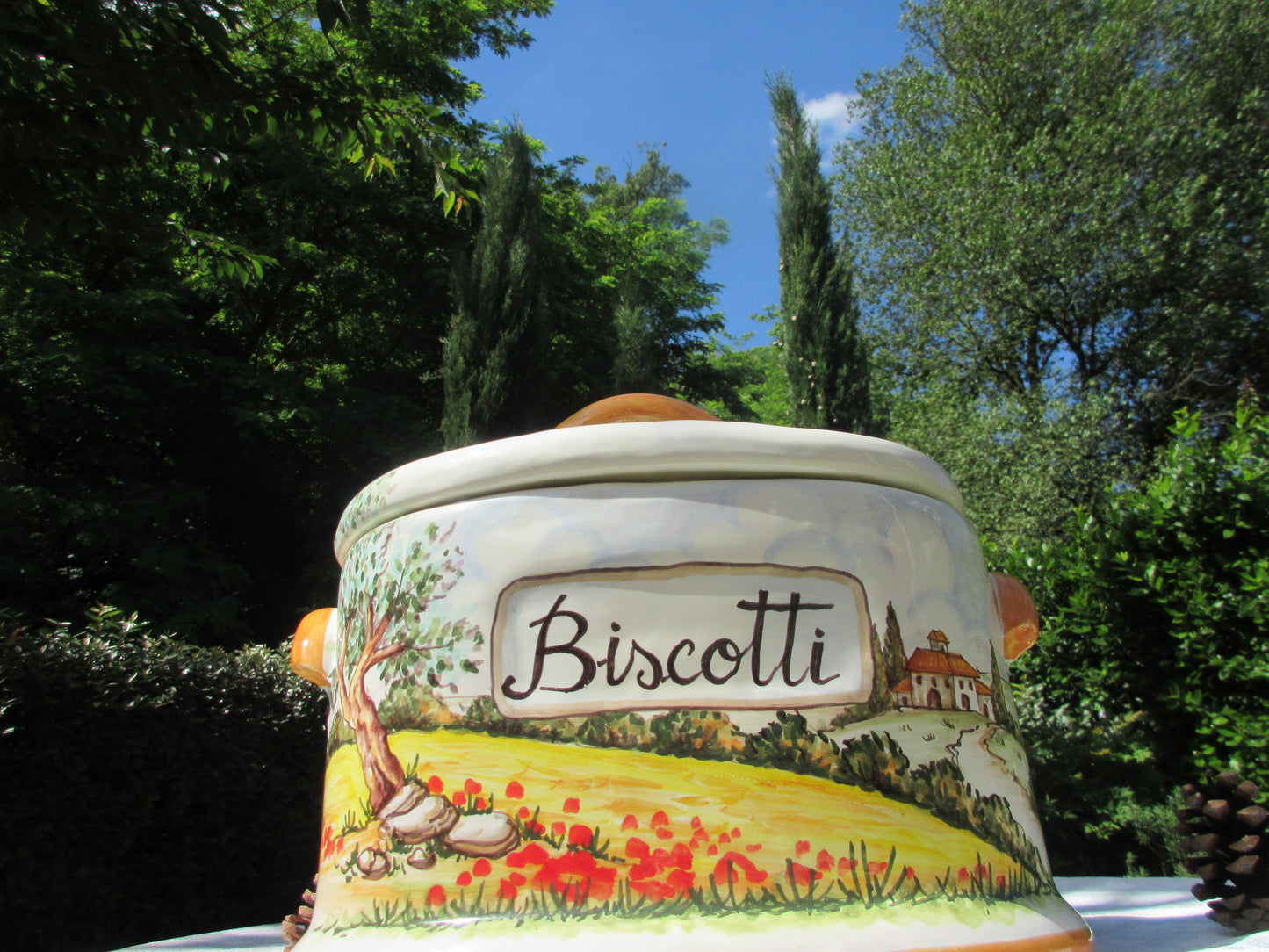 barattolo di biscotti in ceramica
