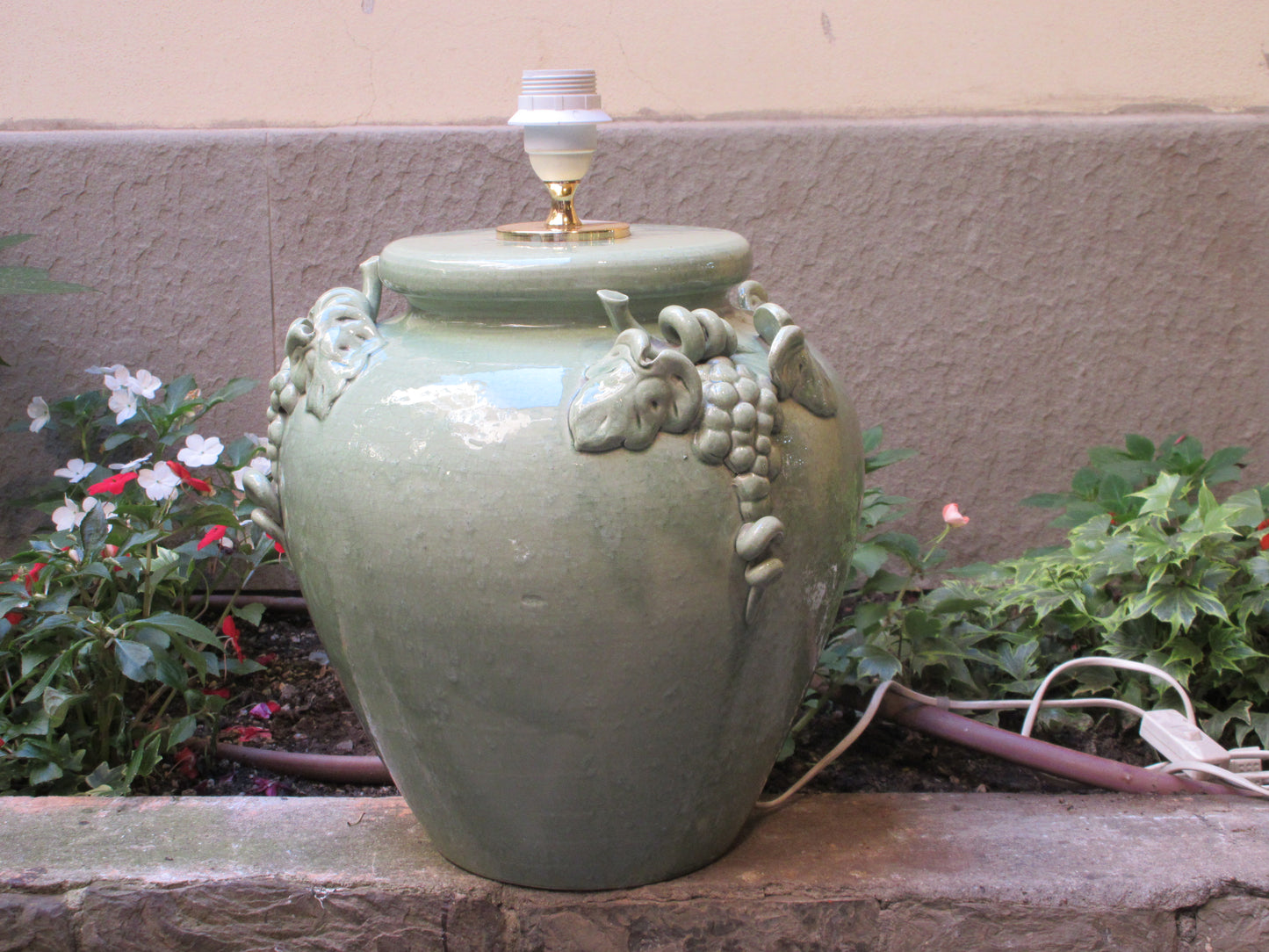 base lampada in ceramica