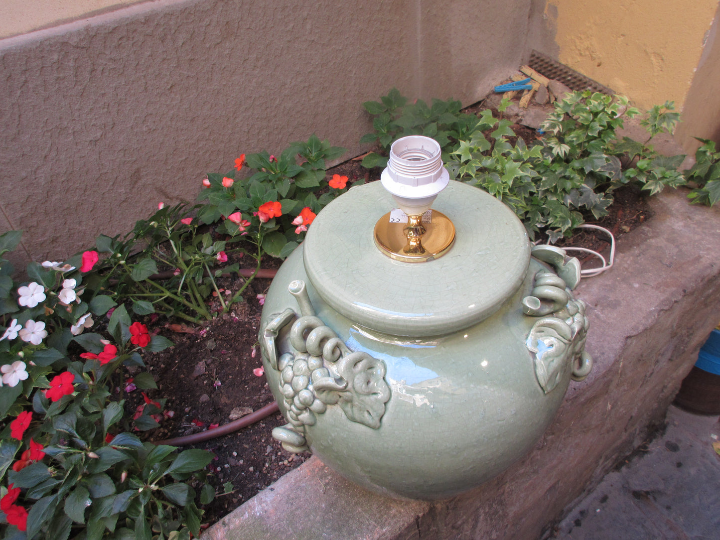 base lampada in ceramica