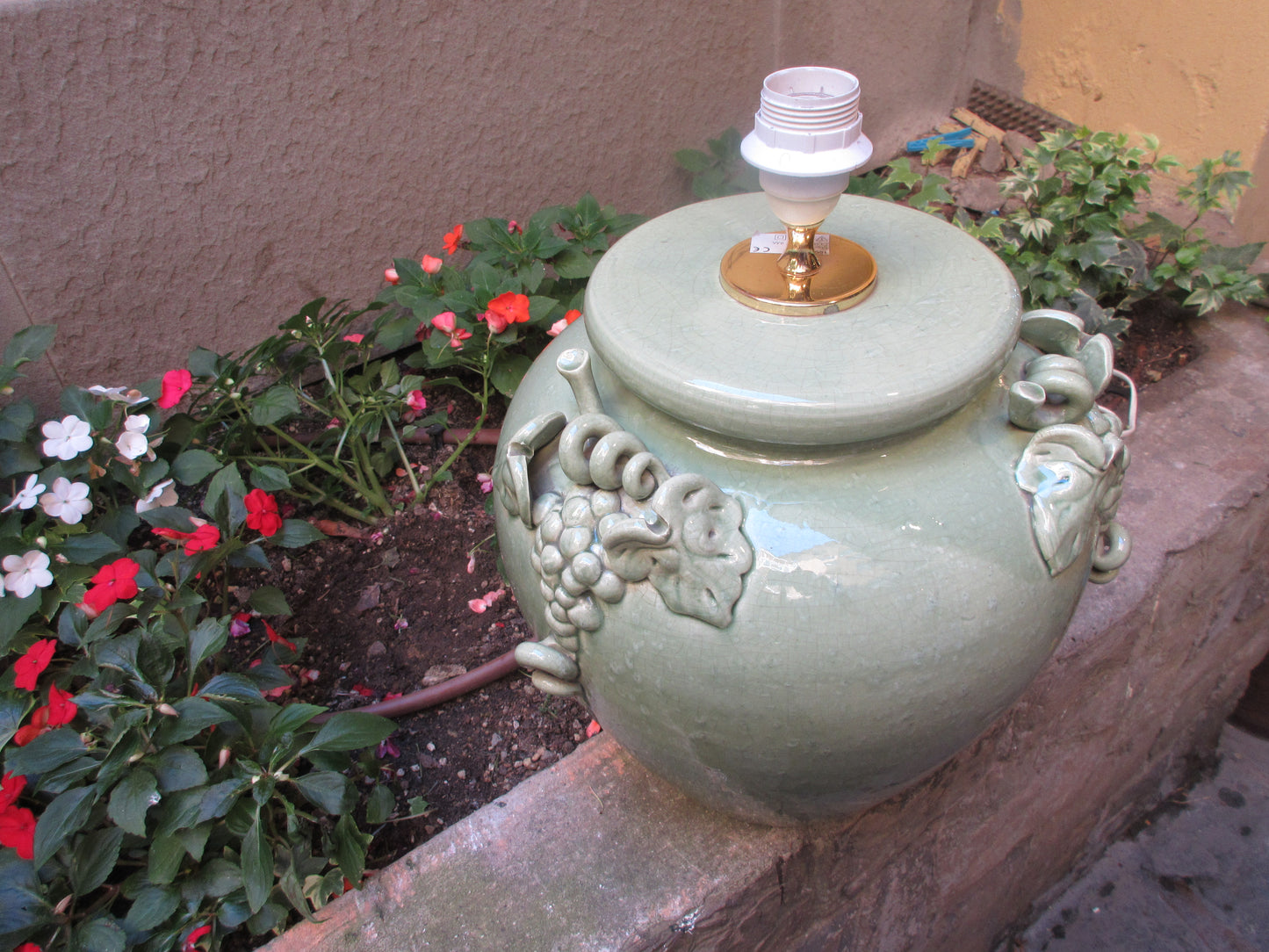 base lampada in ceramica