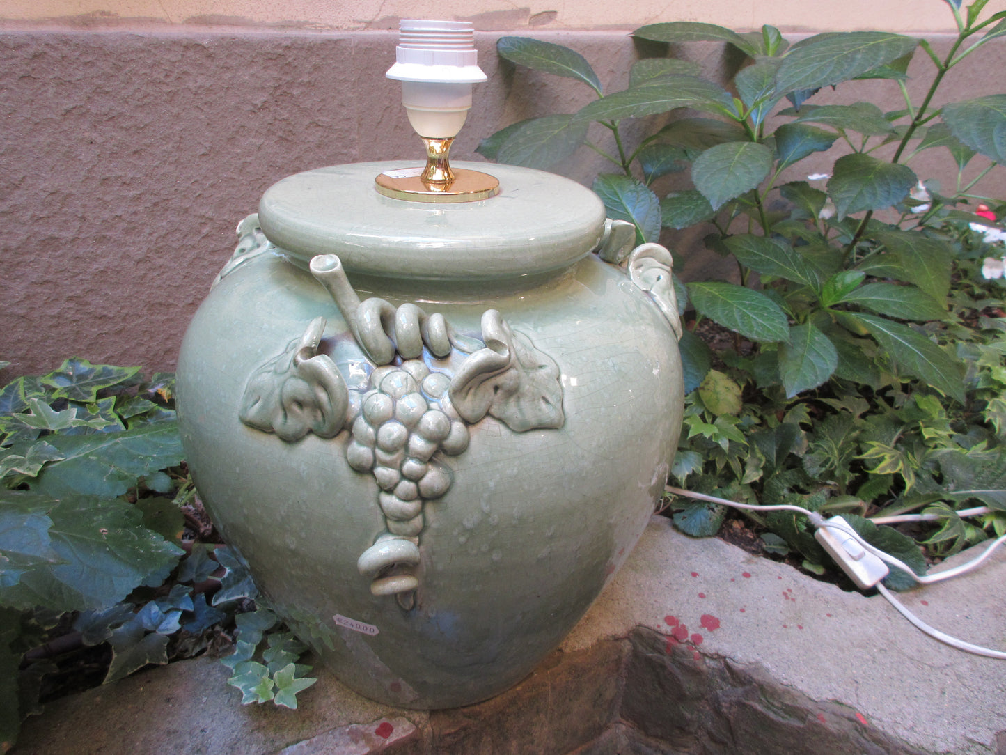 base lampada in ceramica