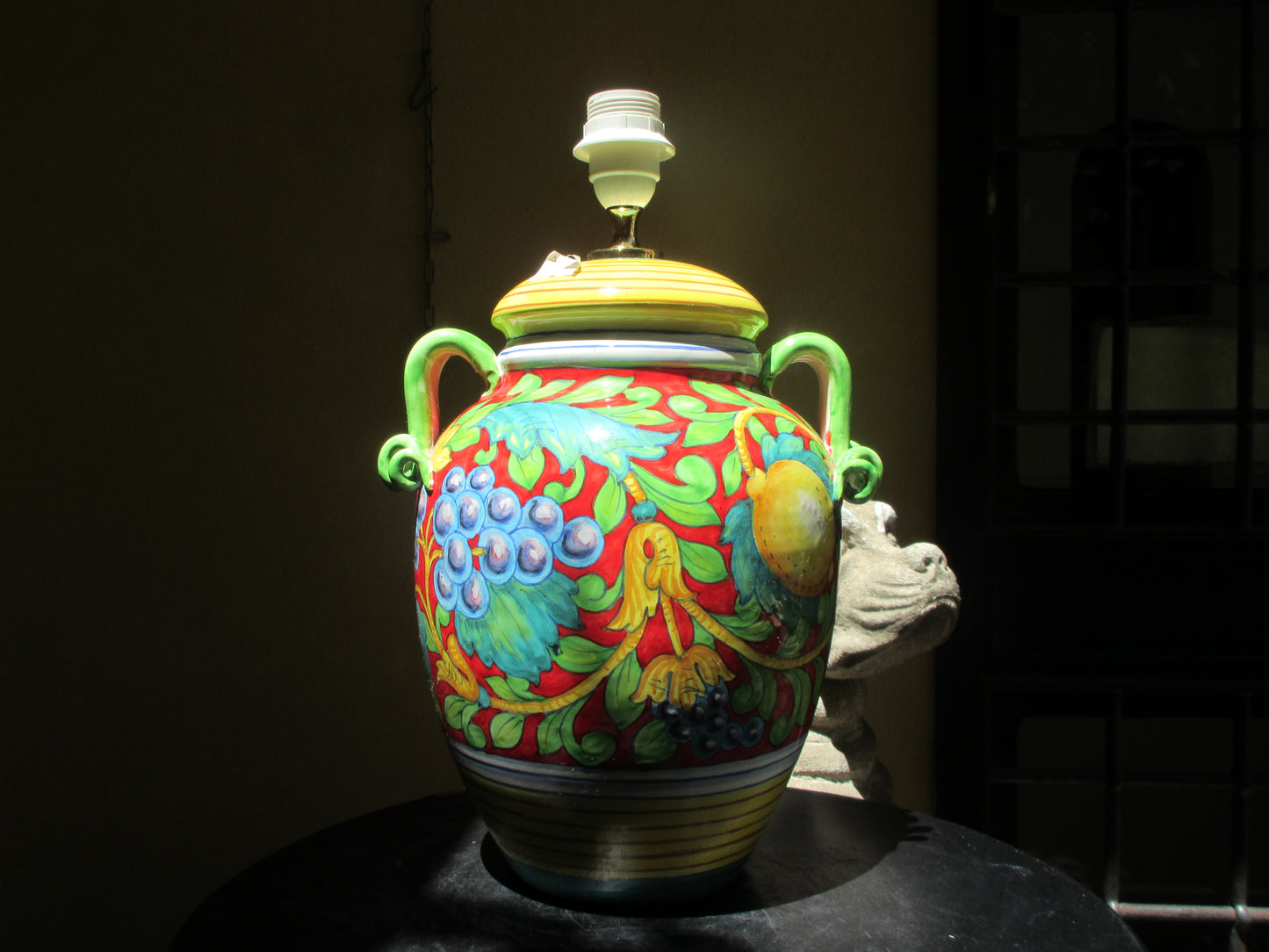 base lampada in ceramica