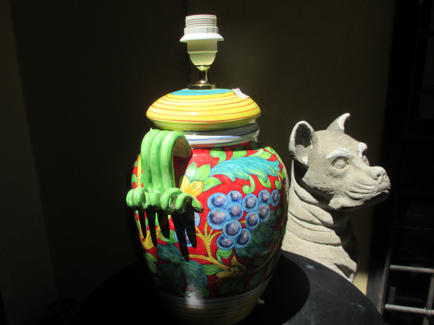 base lampada in ceramica