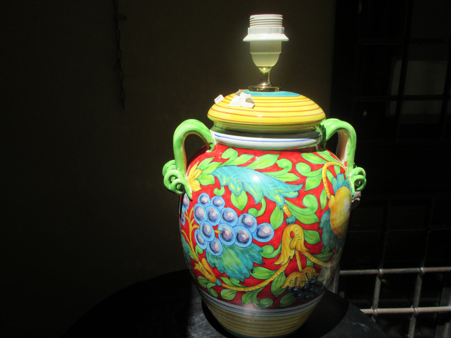 base lampada in ceramica