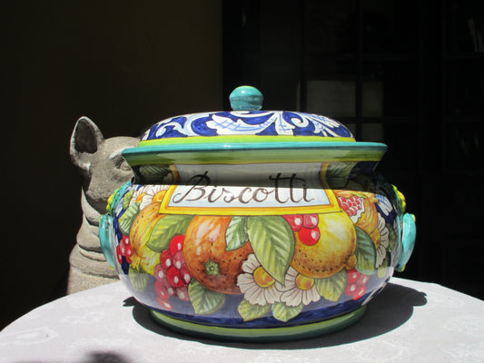 large ceramic cookie jar