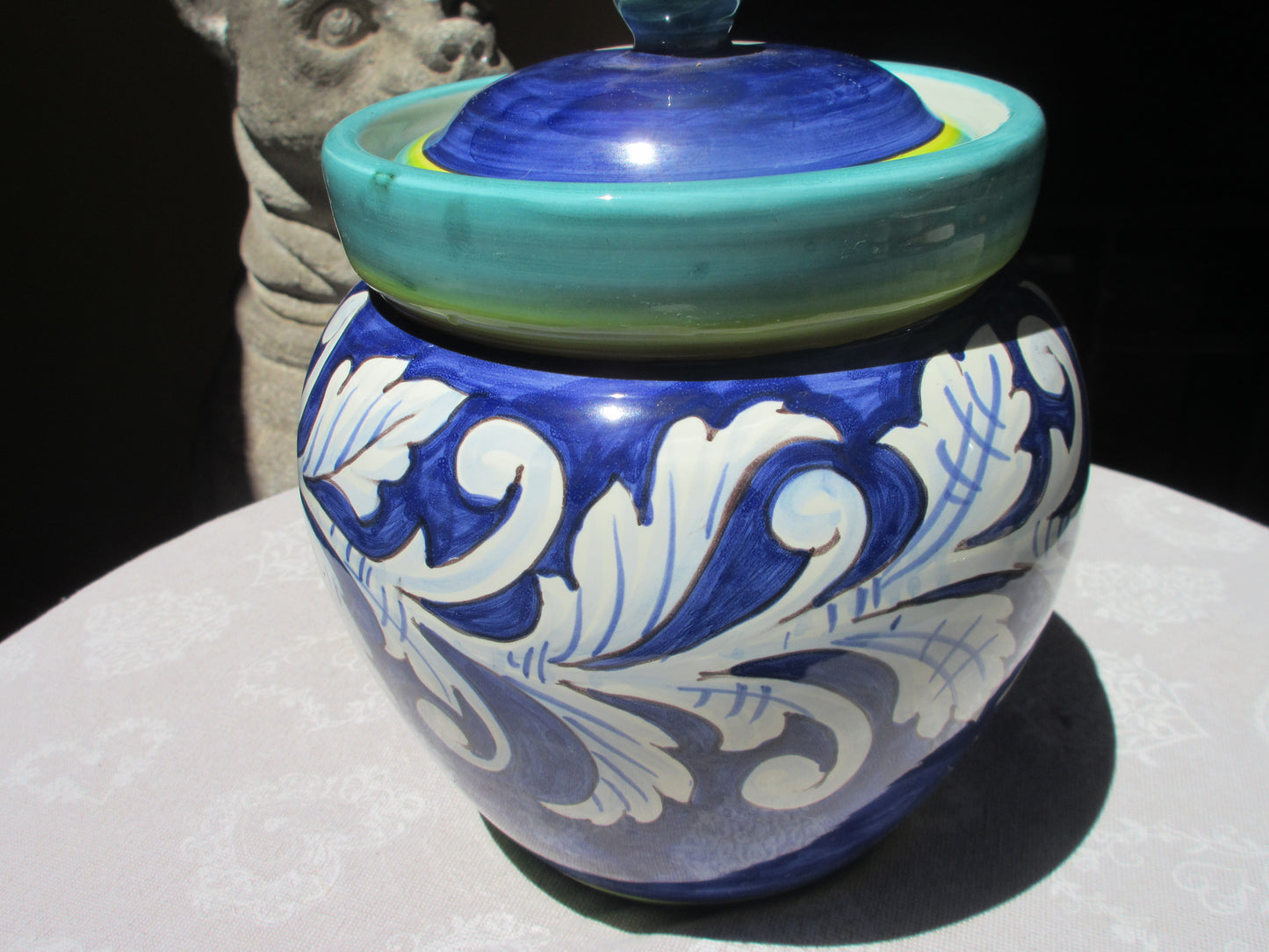 ceramic sugar jar