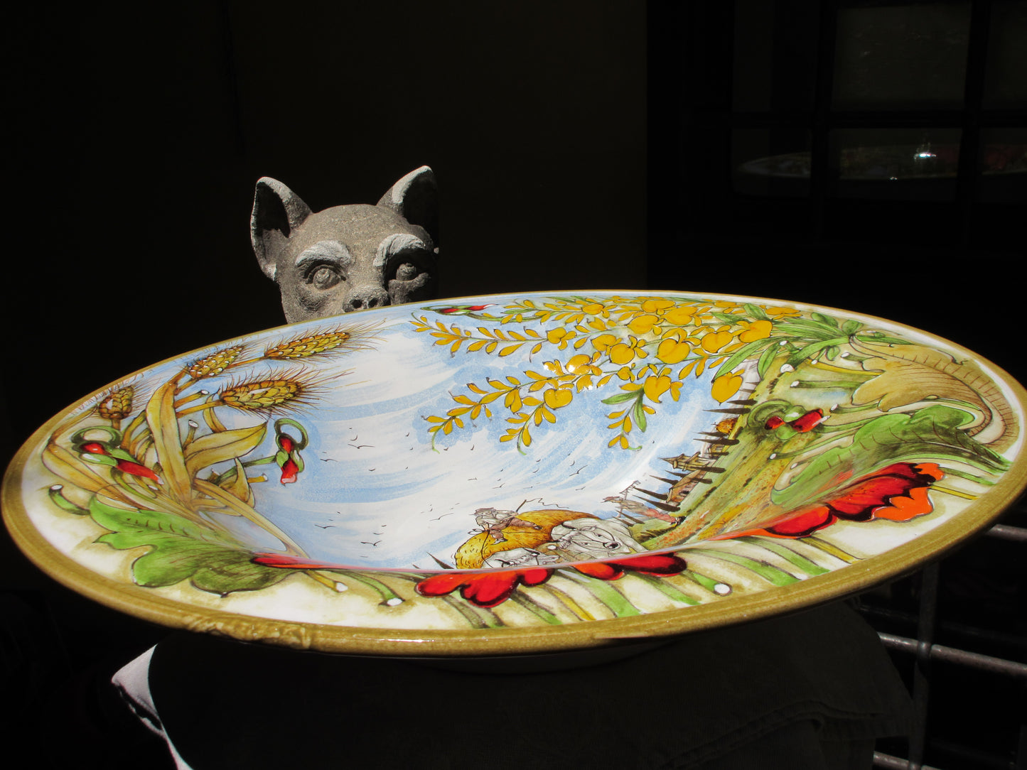 piatto di ceramica
