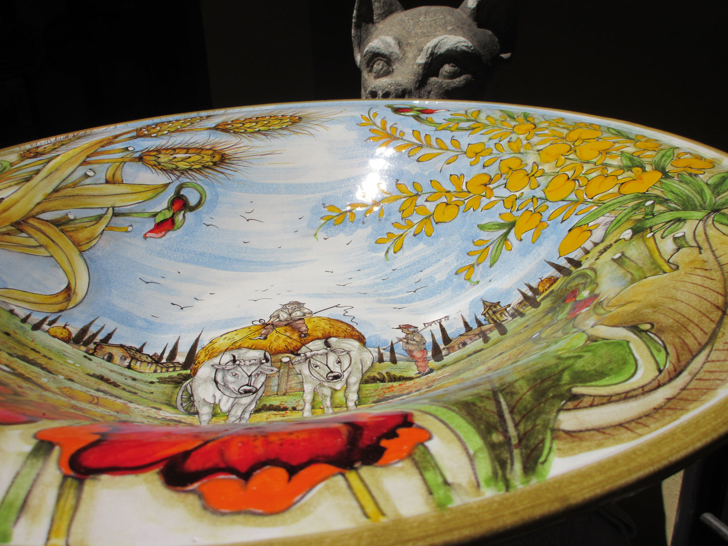 piatto di ceramica