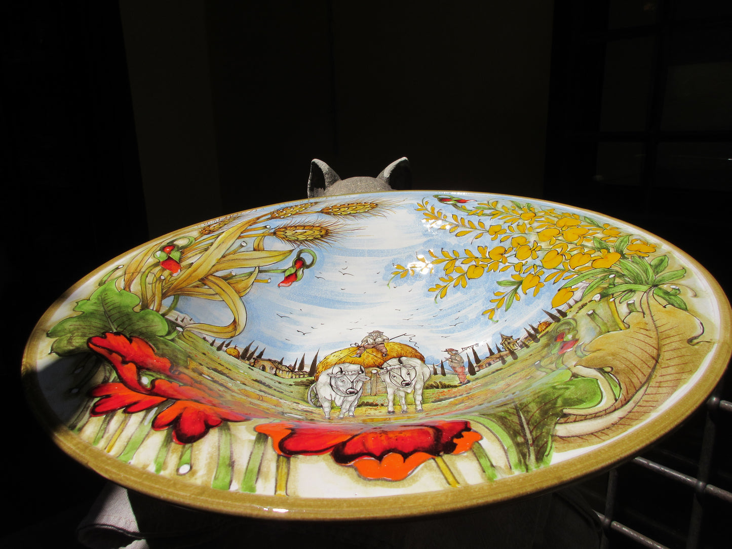 piatto di ceramica
