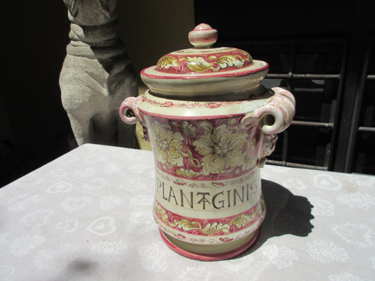 vaso albarello in ceramica