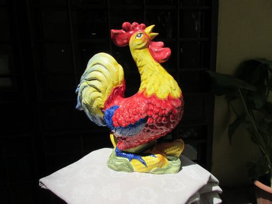 Gallo in ceramica