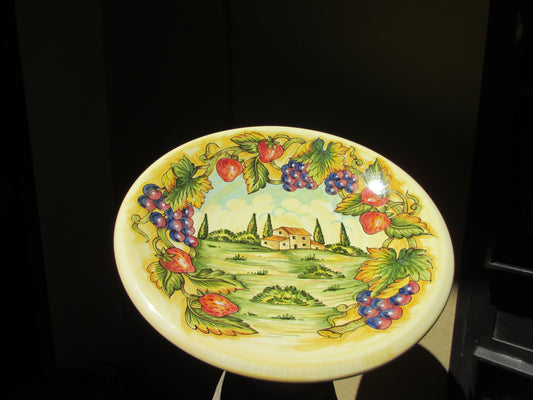 Piatto in ceramica