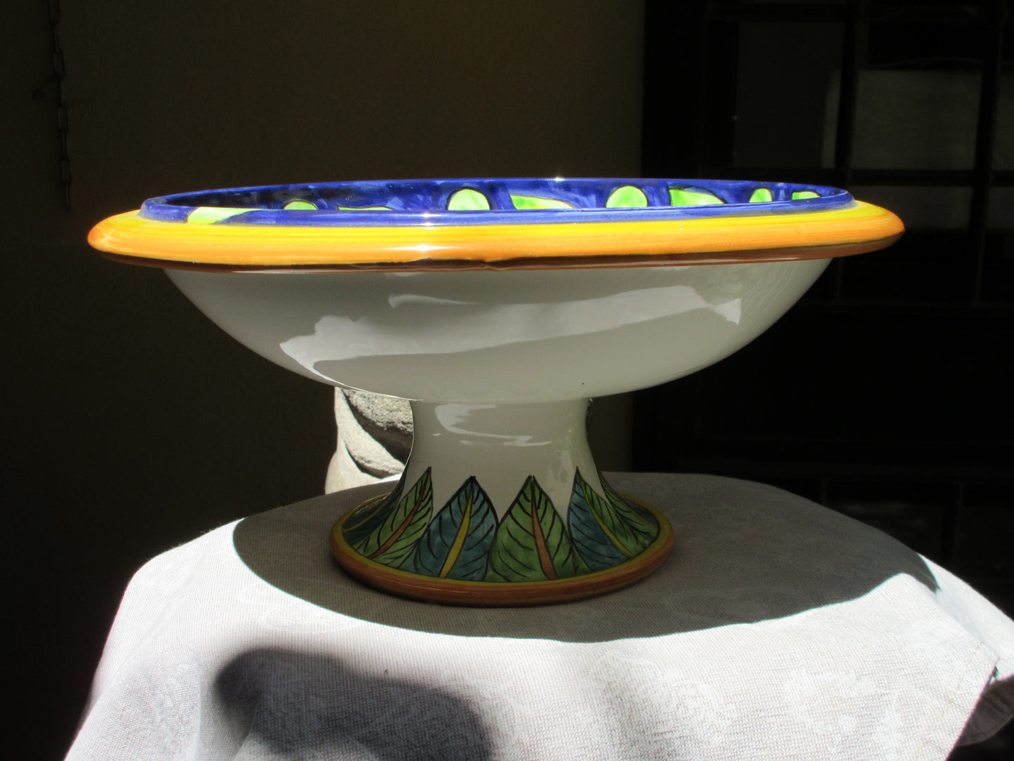 Centrotavola in ceramica