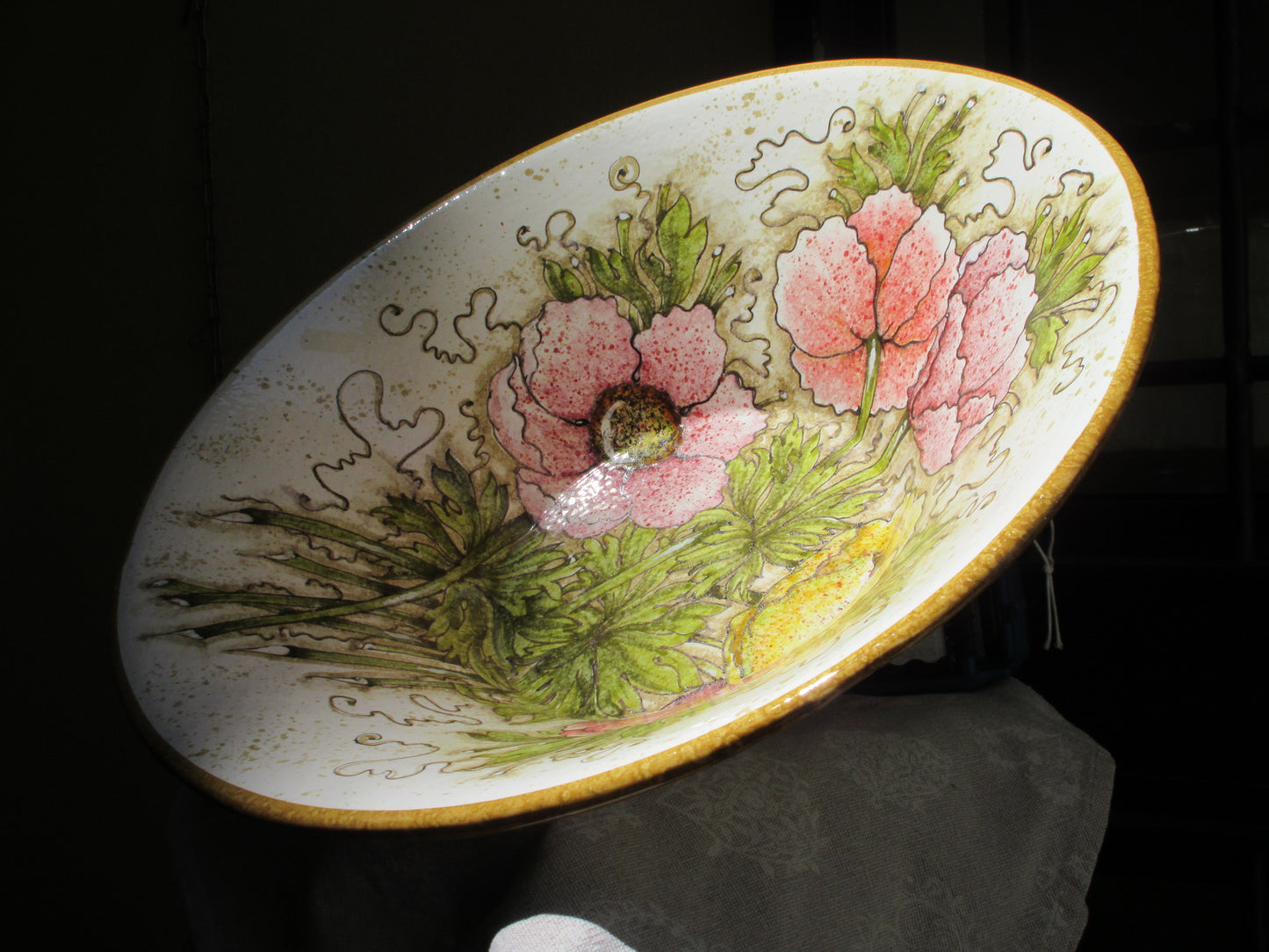 Centrotavola in ceramica per la tavola