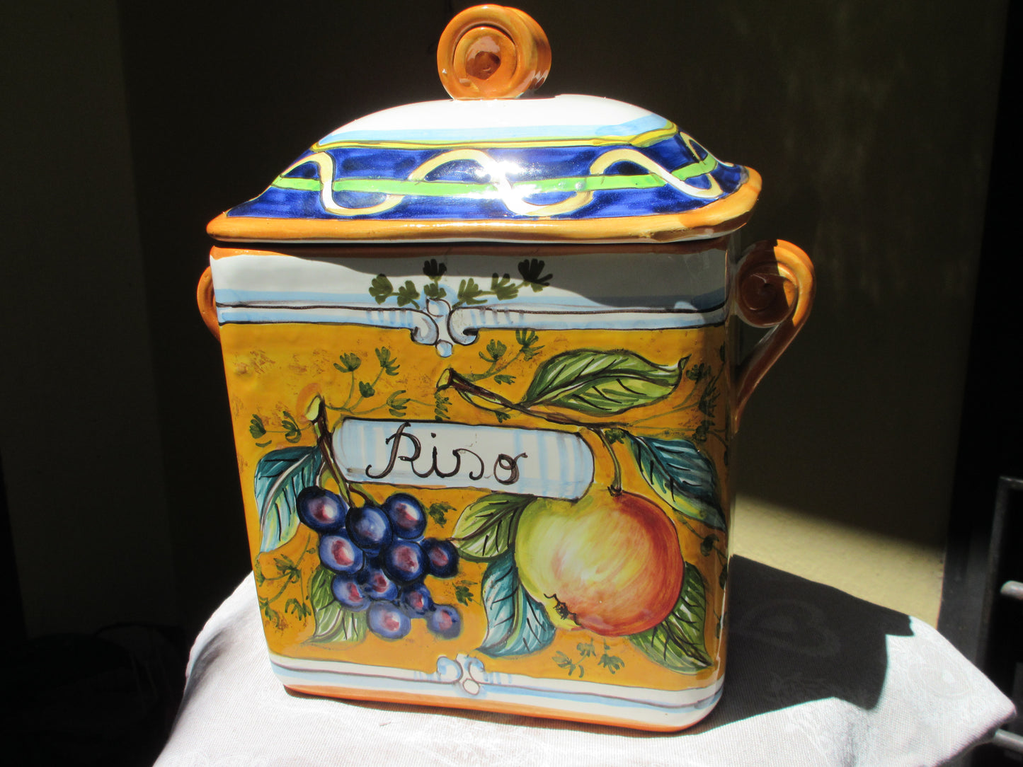 ceramic container jar