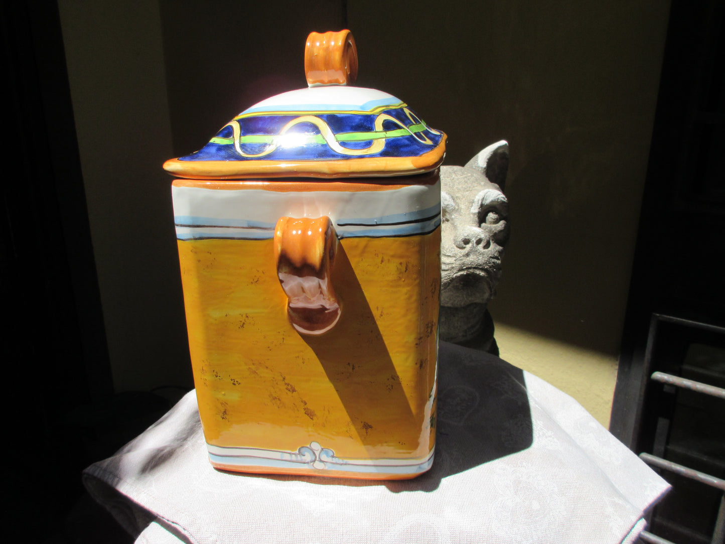 ceramic container jar