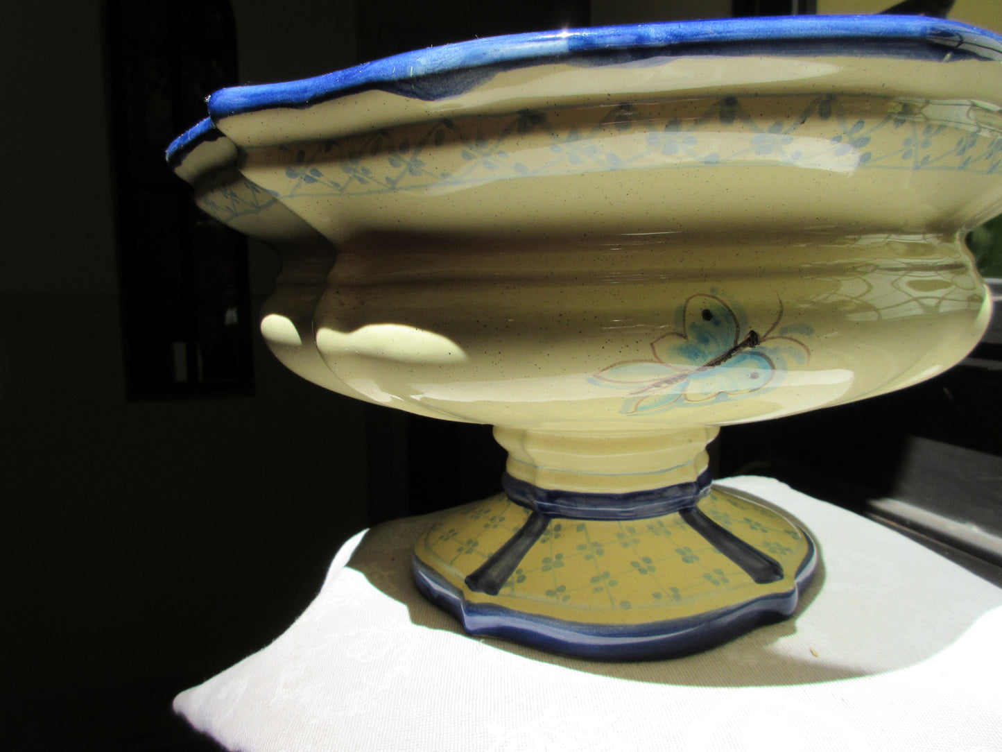 centrotavola in ceramica per tavolo