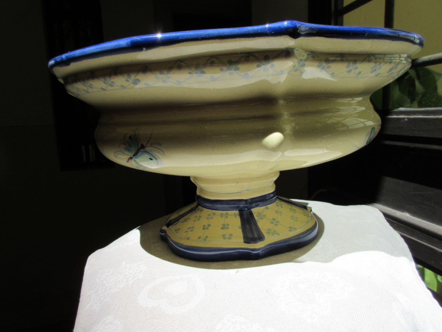 centrotavola in ceramica per tavolo
