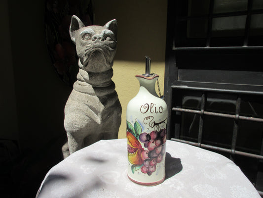 distributore di olio in ceramica