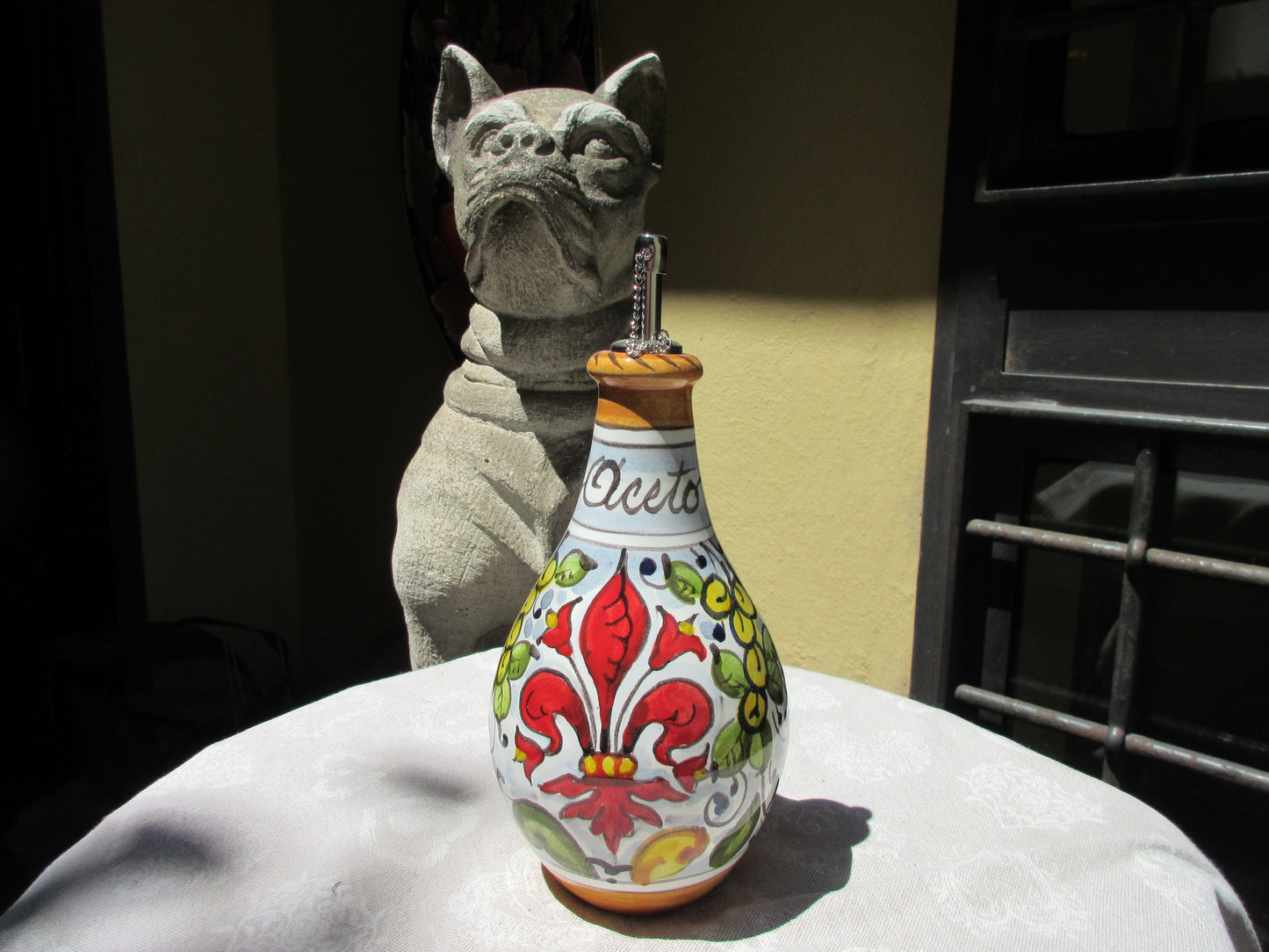 distributore di olio in ceramica