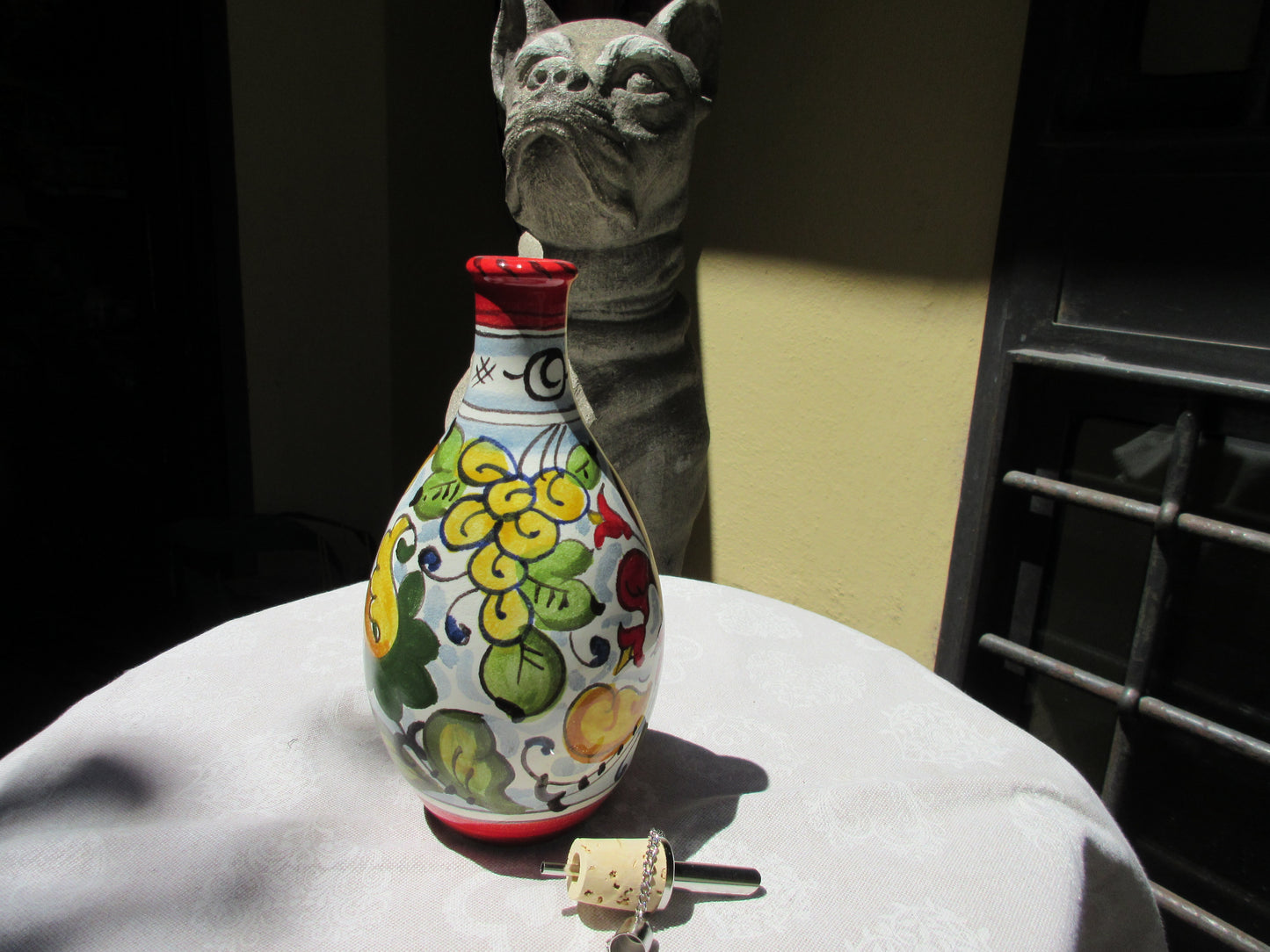 distributore di olio in ceramica