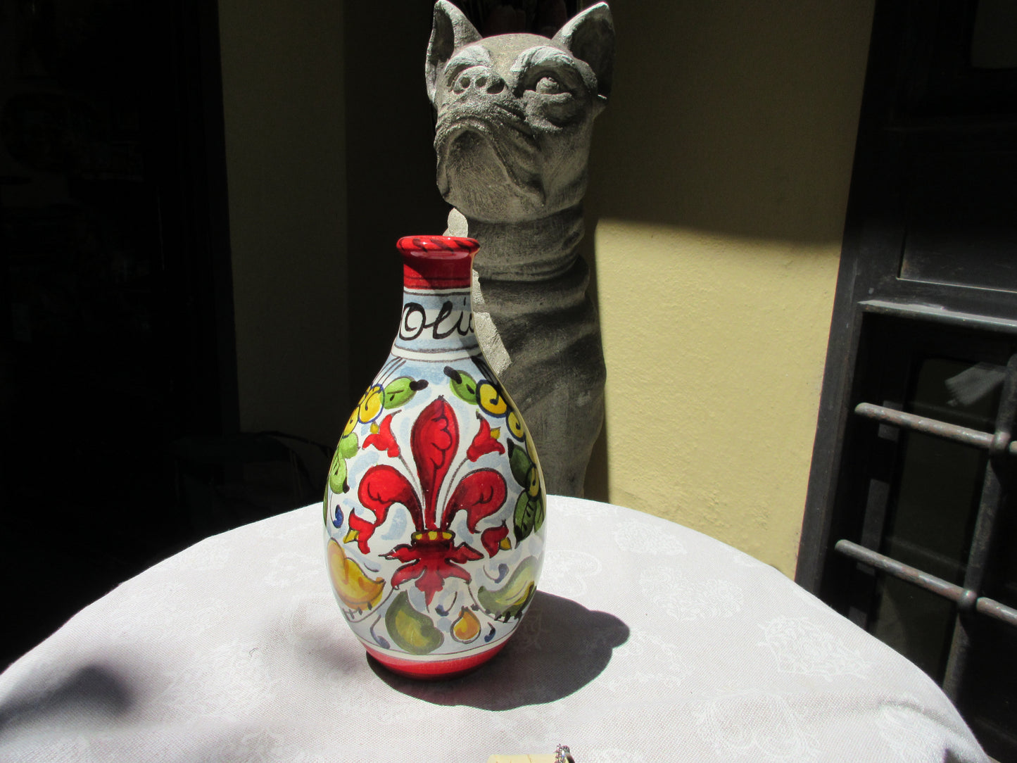 distributore di olio in ceramica