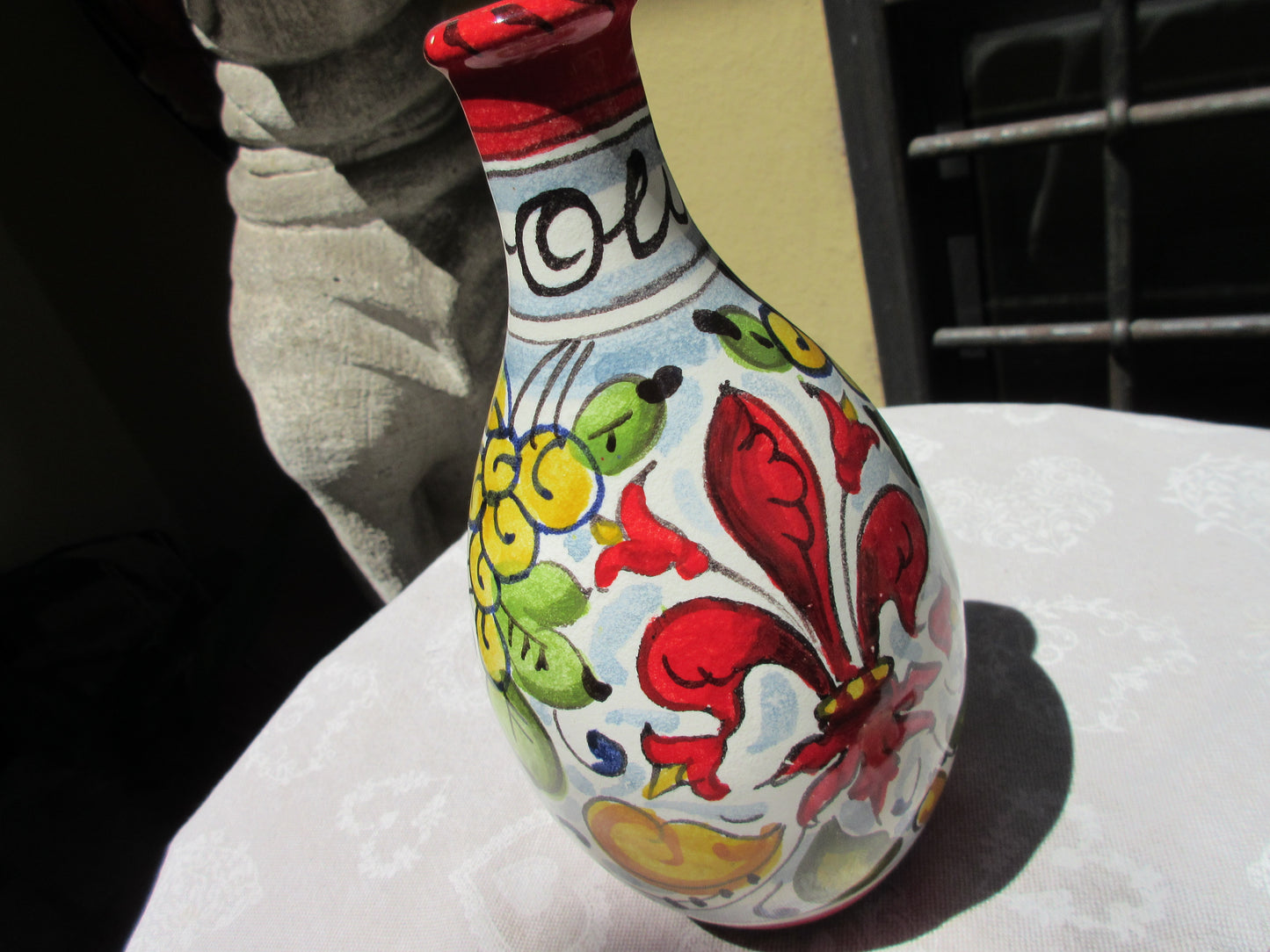 distributore di olio in ceramica