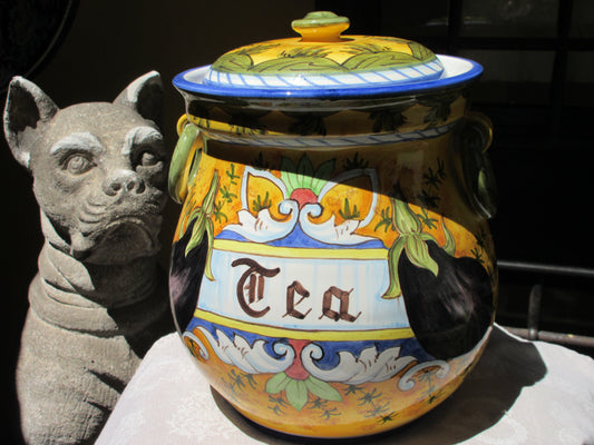 ceramic container jar