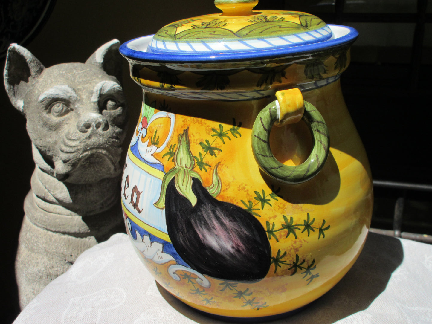 ceramic container jar