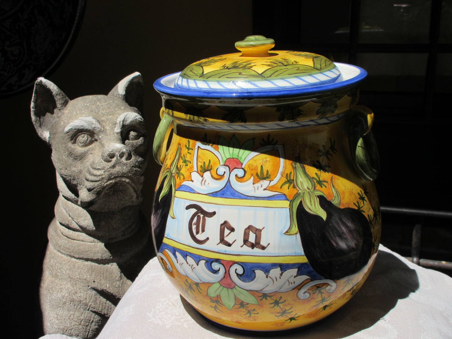 ceramic container jar
