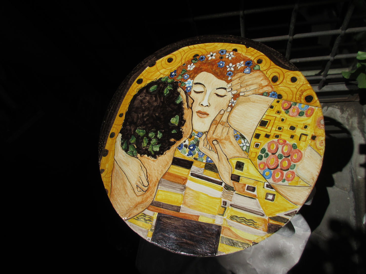 decorazione in piastrelle di ceramica