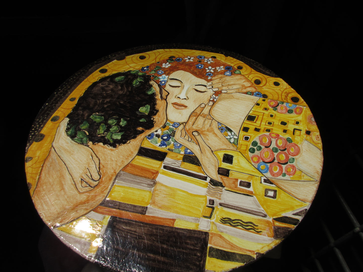decorazione in piastrelle di ceramica