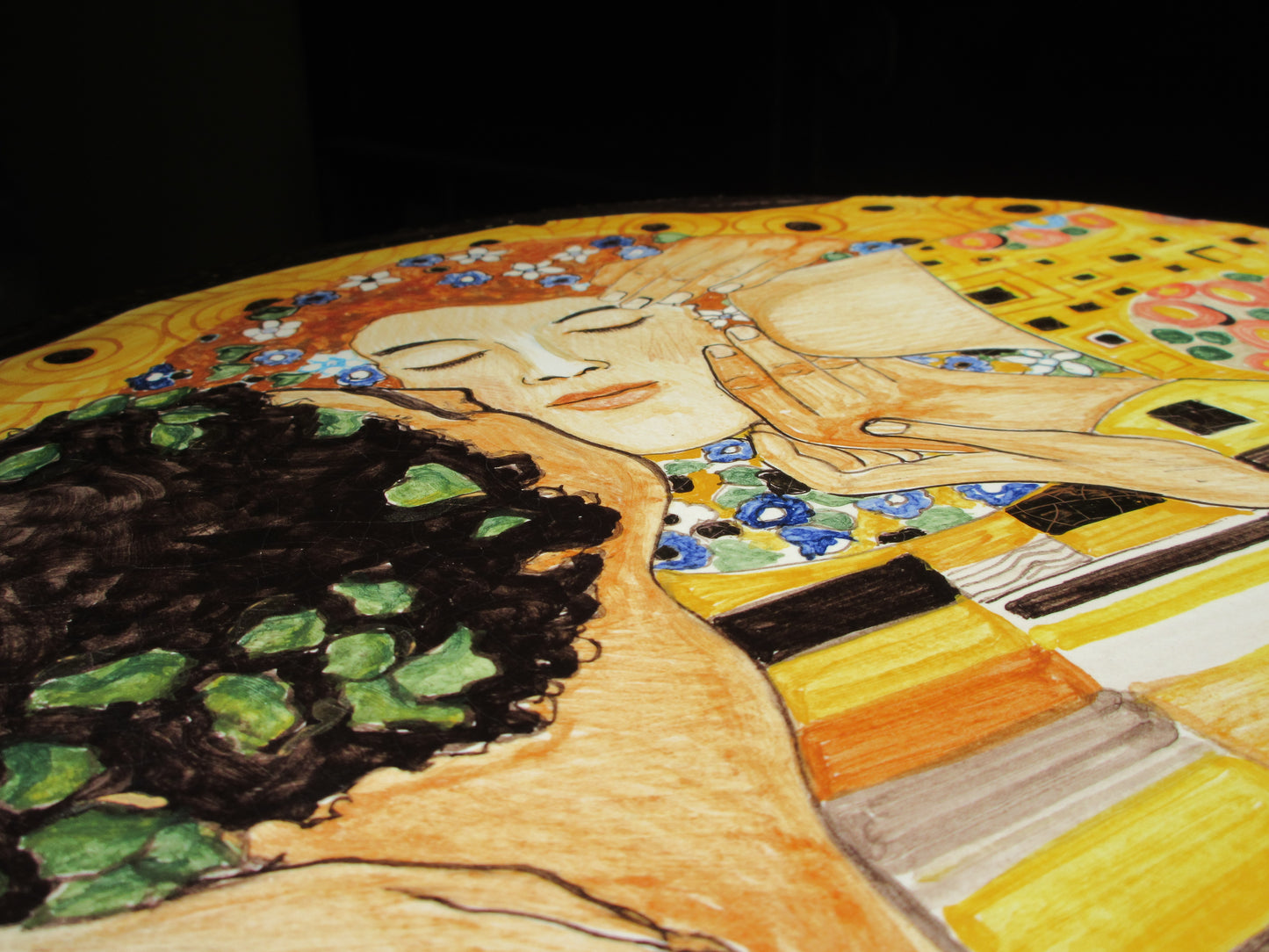 decorazione in piastrelle di ceramica