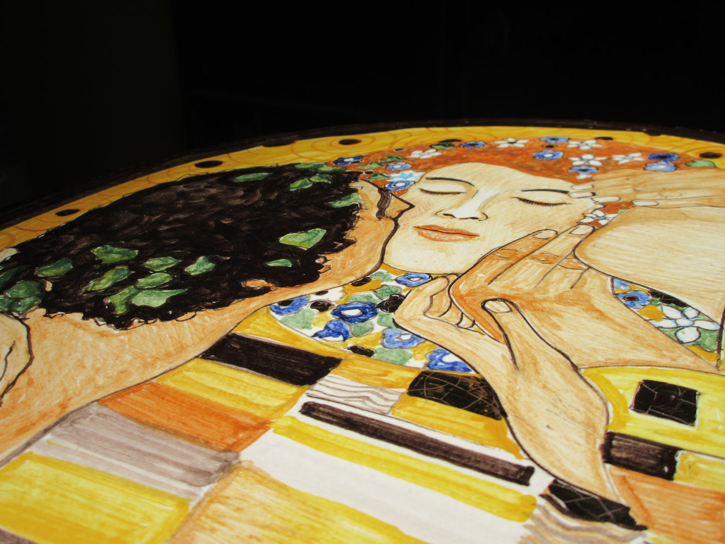 decorazione in piastrelle di ceramica
