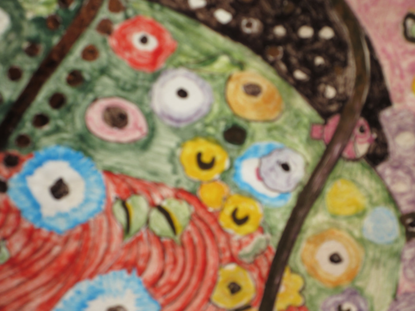 decorazione in piastrelle di ceramica